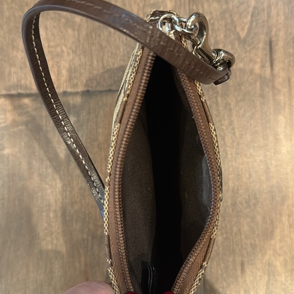 Brown Coach Wristlet - Picture 3 of 3